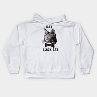 Black Cat. Secret Agent Kids Hoodie